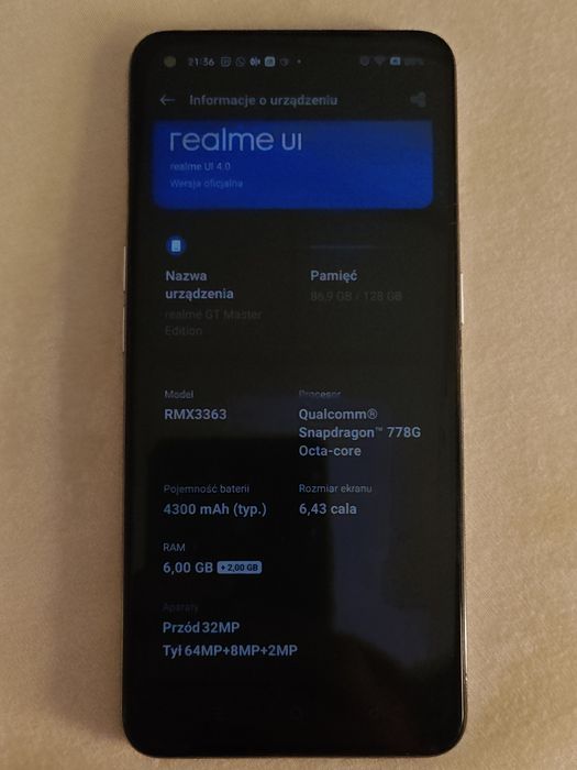 Realme GT master edition