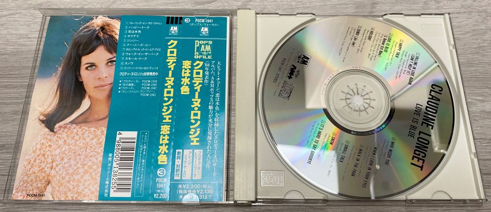 Claudine Longet "Love is Blue" CD Japonia OBI
