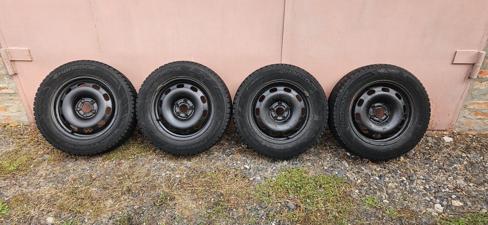 Зимова гума Hankook 195/65 R15 на дисках 5×100, Шкода, Фольксваген.