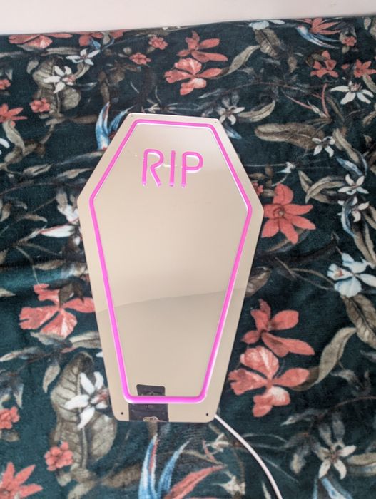 Lustro neonowe LED nowe  podświetlane neon