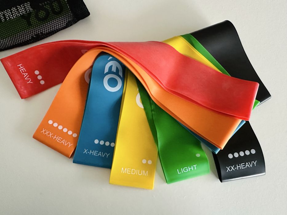 Pack de 6 bandas de resistência elásticas ENKEEO