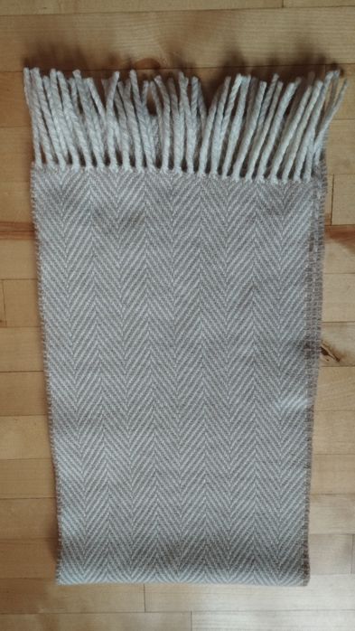 Szal wełna kaszmir Foxford jodełka