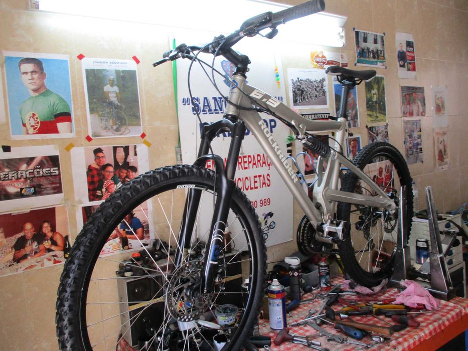 Bicicleta ROCKRIDER 6.3, dupla suspensão, 24 speeds