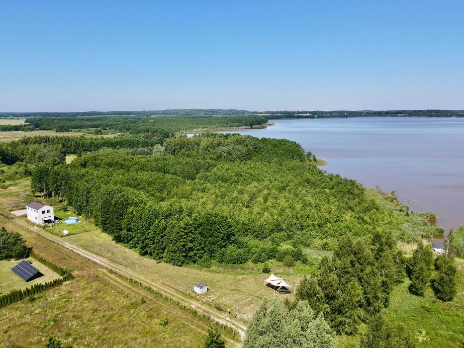 Dom Mazury z brzegiem jeziora 12 osób, sauna 3 łazienki
