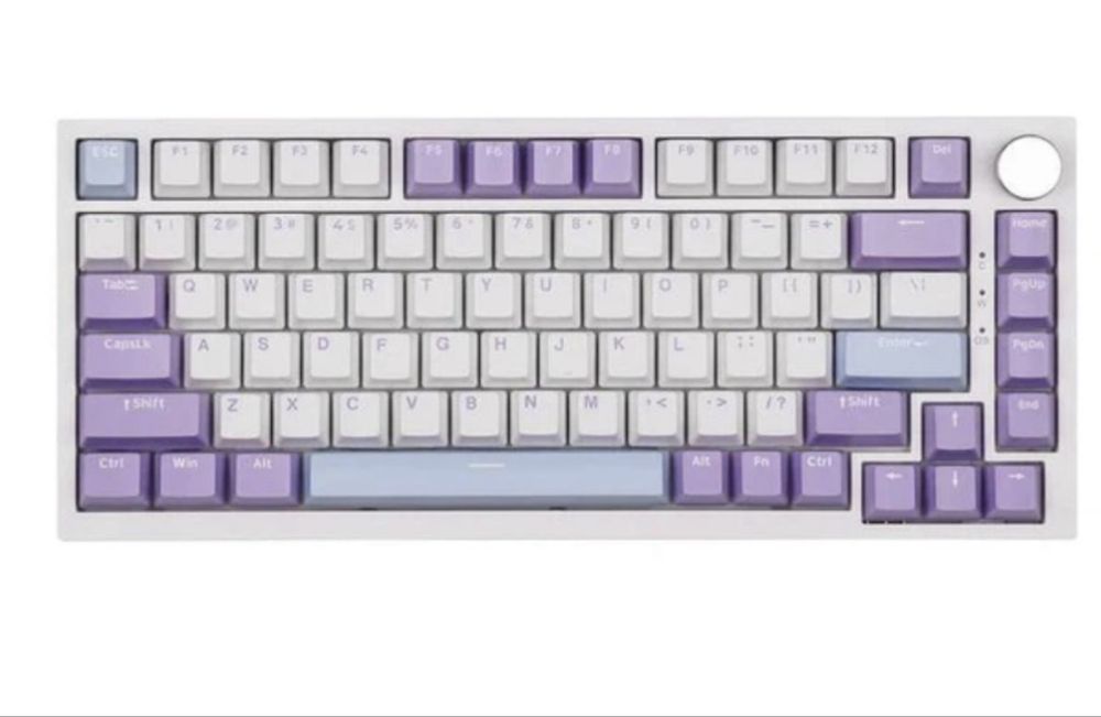 механічна клавіатура Ajazz AK820  колір White/Purple Sea Salt switch