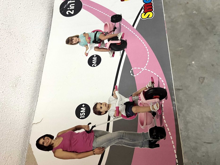 Triciclos para crianças menino e menina - 2 cores disponíveis - SMOBY Be Move Blue