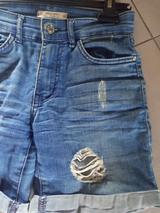 Krótkie spodenki dżinsowe damskie/dziewczęce rozm XS