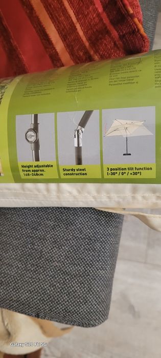 Parasol ogrodowy lub na balkon