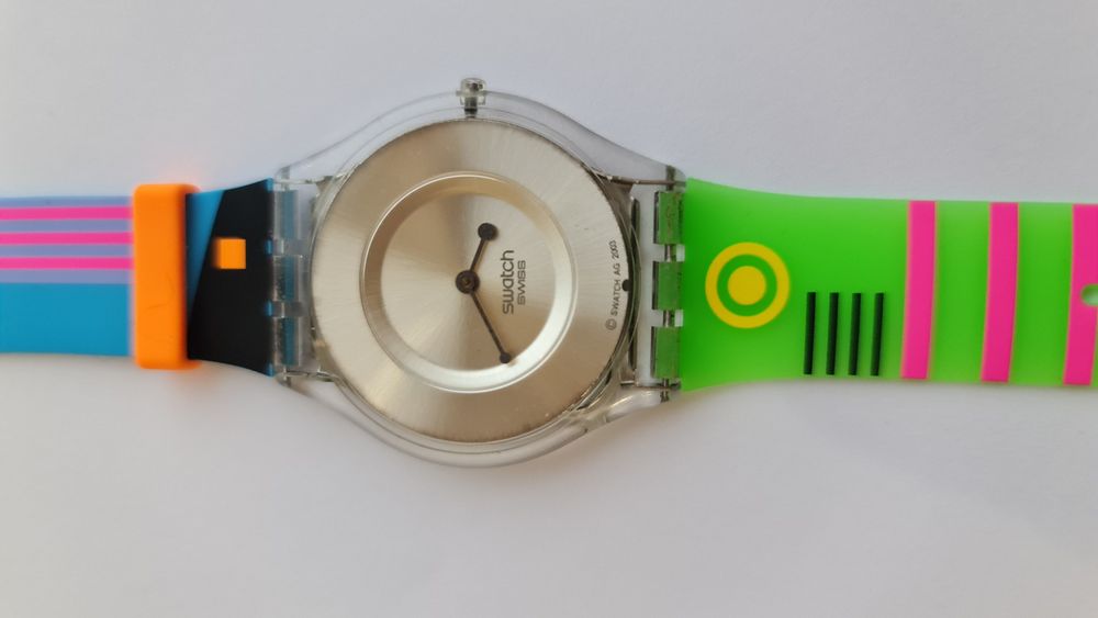 Swatch zegarek neon