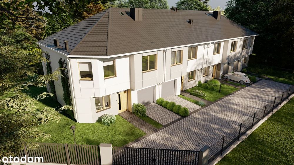 Nowy duży segment skrajny 160 m2, Duża działka 605 m2 Premium KLIMA
