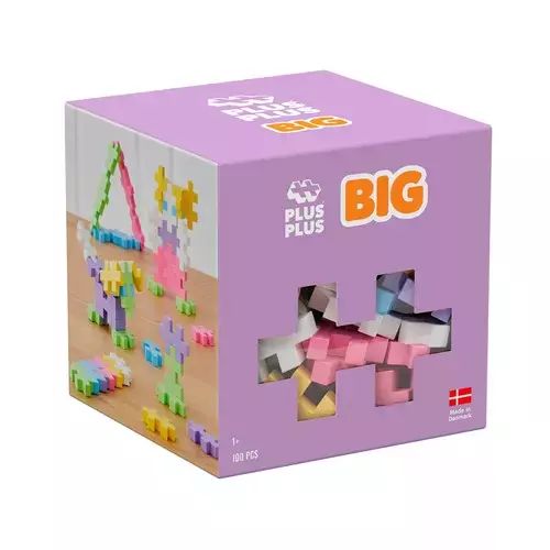 Klocki Plus-Plis Big Pastelowe 100 Elementów. Nowy Produkt