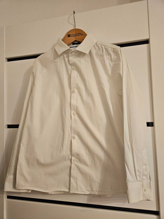 Koszula chłopięca biała Zara r.140cm