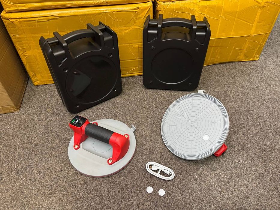 Присоска для Тяжёлых Грузов 220мм подошва с 5шт бортикамина на 220Кг