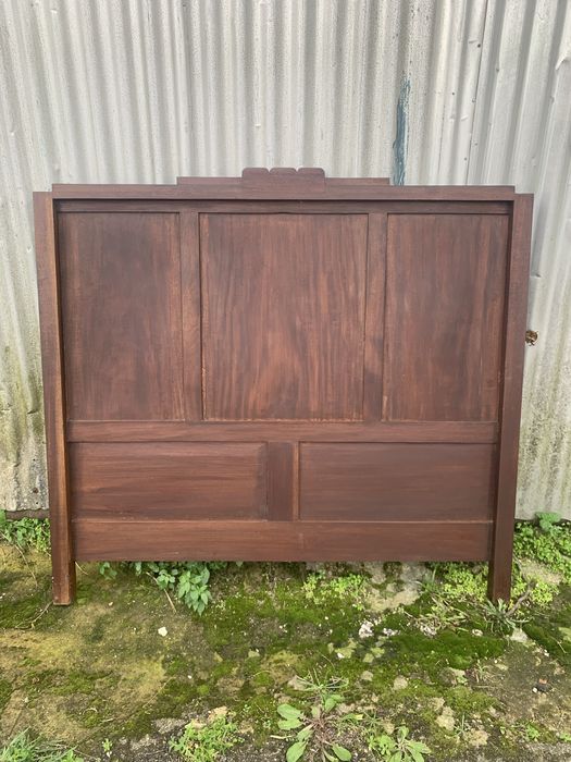 Cabeceira de cama, vintage, estilo Art Deco