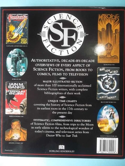 The Illustrated Encyclopedia of Science Fiction - Livro de luxo.