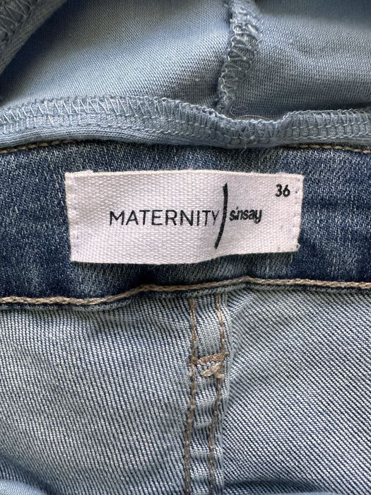 Sinsay 36 jeansy ciążowe