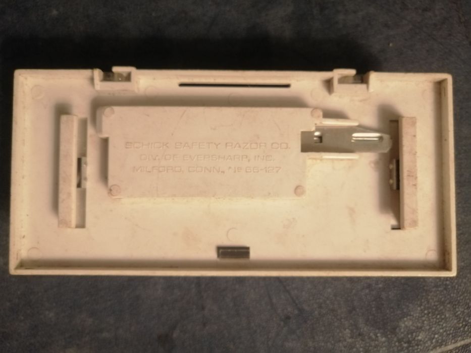 Máquina barbear vintage Schick Adjustable