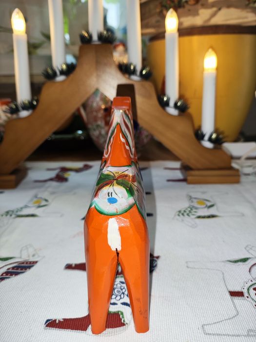 68.Konik Dalahäst Dalarna szwedzki cudowny oryginalny dekoracyjny prez