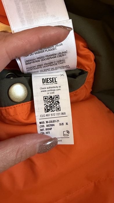 Продам оригинальную новую парку Diesel
