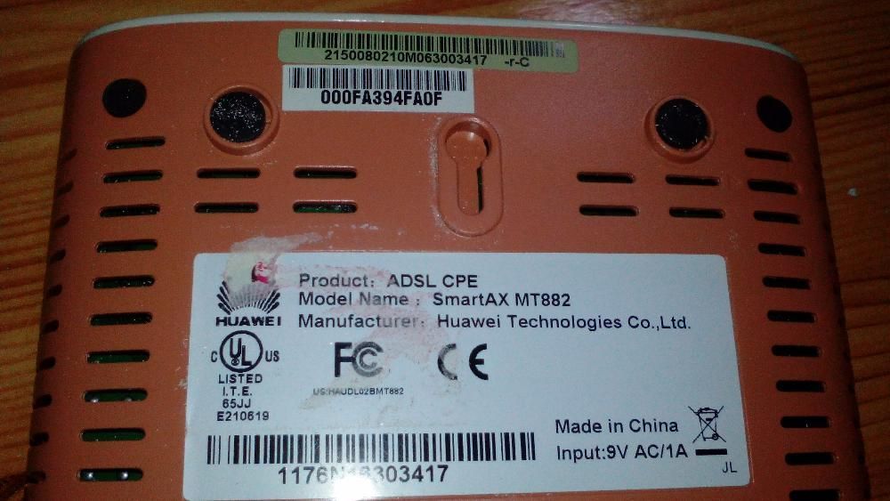 Modem Huawey usado64550307005058121