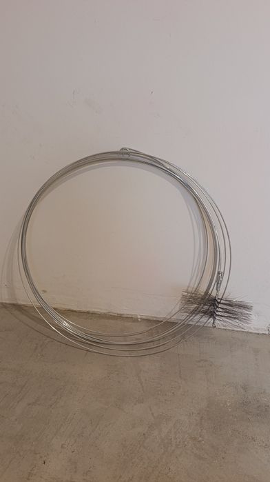 Szczotka/ przepychacz kominowy do czyszczenia komina od dołu.