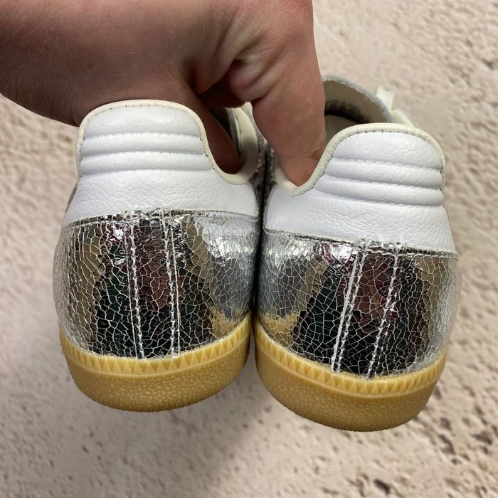 jr0035 оригінал нові жіночі кеди adidas casual samba silver originals