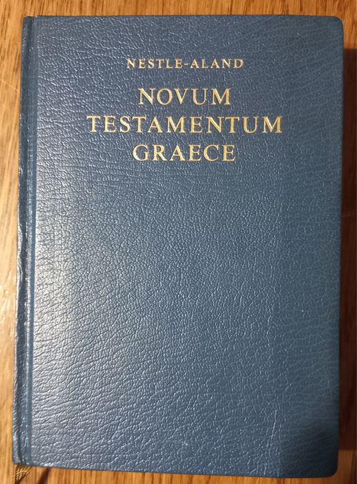 Książka, Nowy Testament w języku Greckim, Novum Testamentum Graece