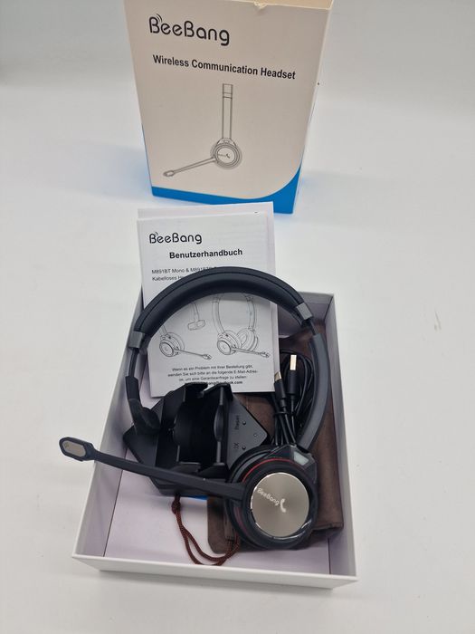 Beebang Słuchawki Bluetooth Z Mikrofonem Redukcja Hałasu Słuchawka