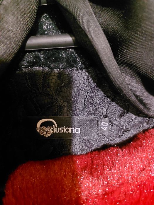 Casaco preto de pêlo