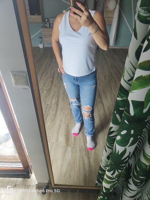 Biała bluzka rozmiar S/M