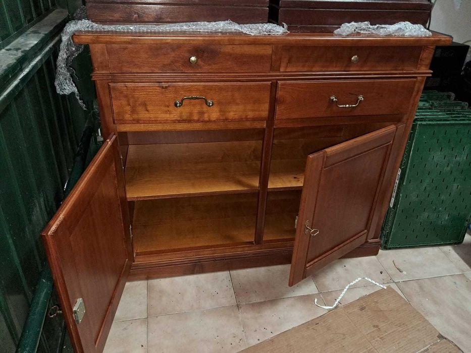 Móvel de TV Castanho cerejeira