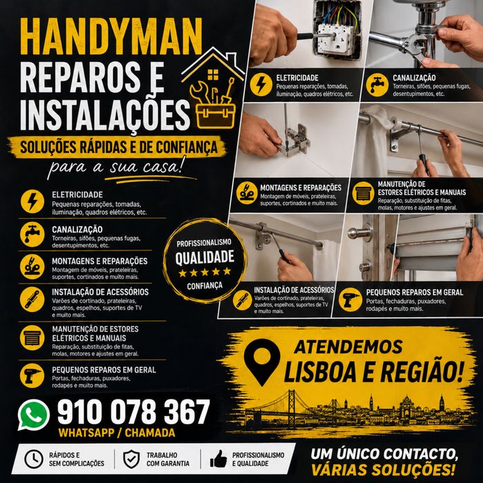 Handlyman reparos e instalacoes em geral