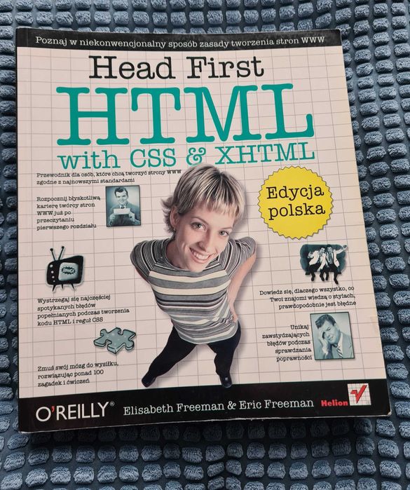 Head First HTML CSS XHTML O'Reilly Freeman edycja polska Rusz głową
