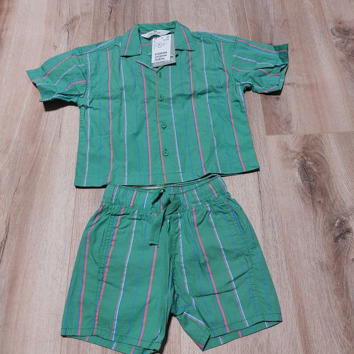 Komplet dziecięcy koszula i spodenki h&m NOWE rozm. 92 i 104