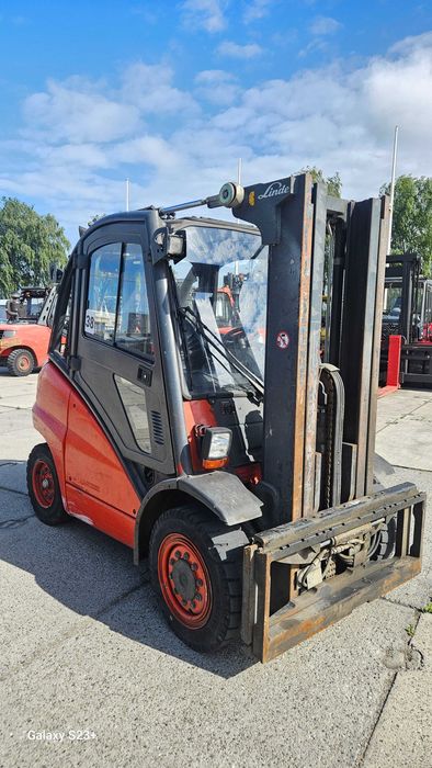 Wózek widłowy Linde H40D Triplex Kabina