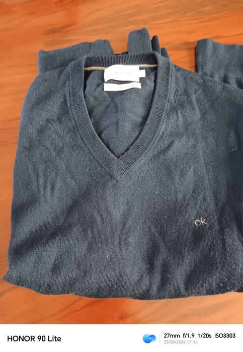 Pullover azul de homem da Calvin Klein