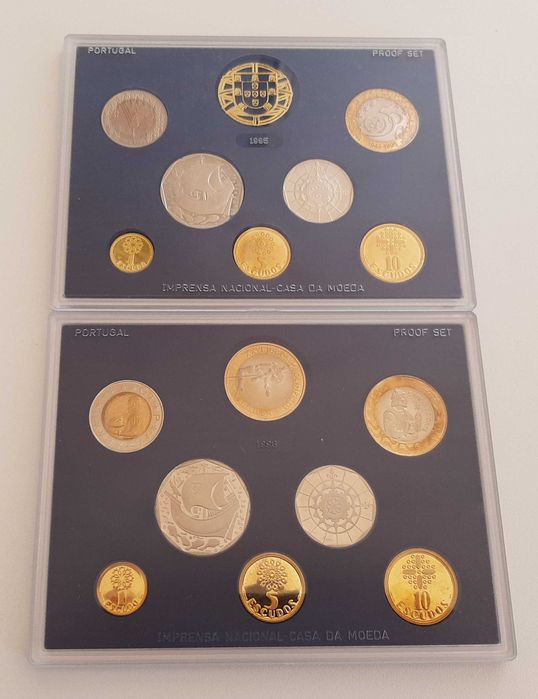Séries Moedas correntes 1995 e 1996 (PROOF)