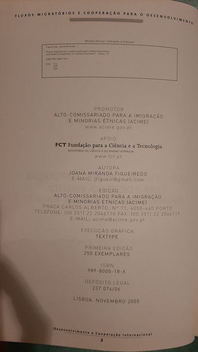 Fluxos migratórios e cooperação para o desenvolvimento
