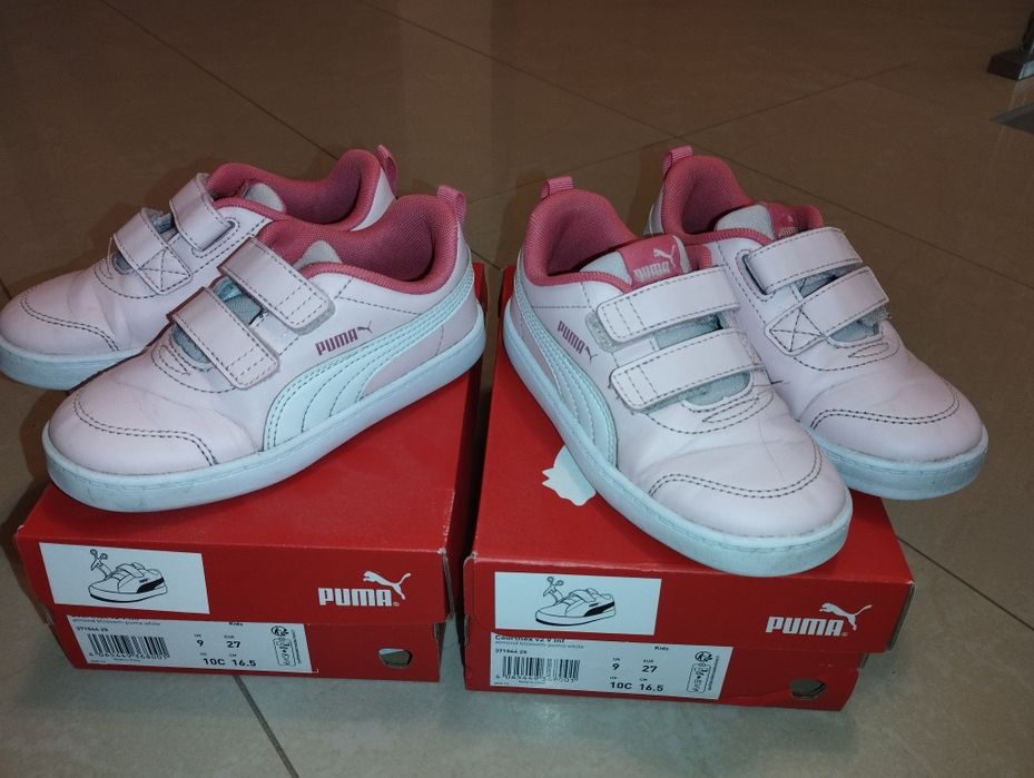 Sneakersy Puma dla bliźniaczek rozmiar 27