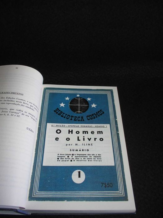Livro Biblioteca Cosmos Um Projecto Cultura Prof Bento De Jesus Caraça