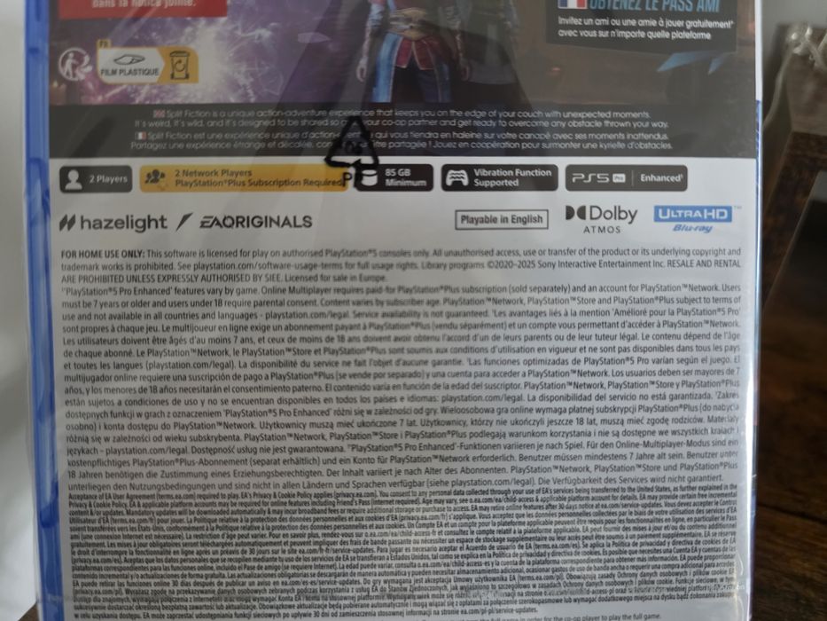 PS5 - Split Fiction novo selado