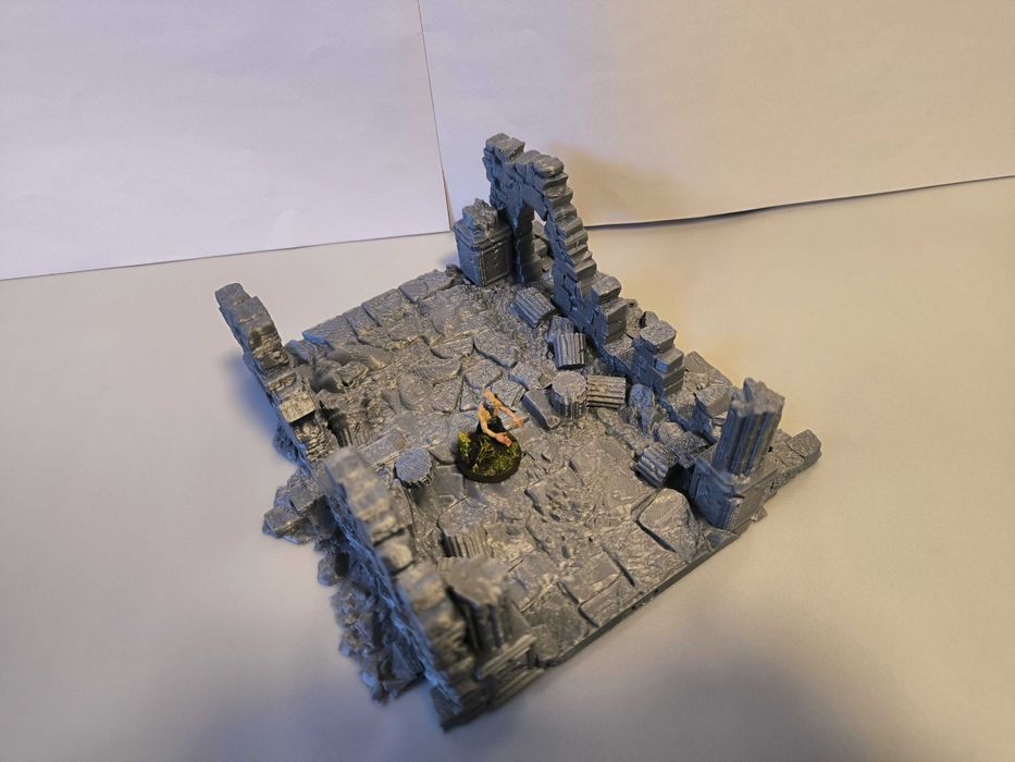 Zrujnowana droga prosta s3 (Lost City) RPG D&D Diorama Makieta