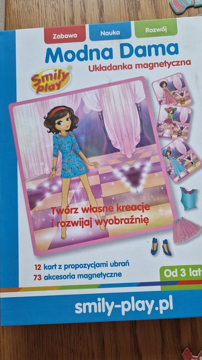 Układanka magnetyczna Młoda Dama