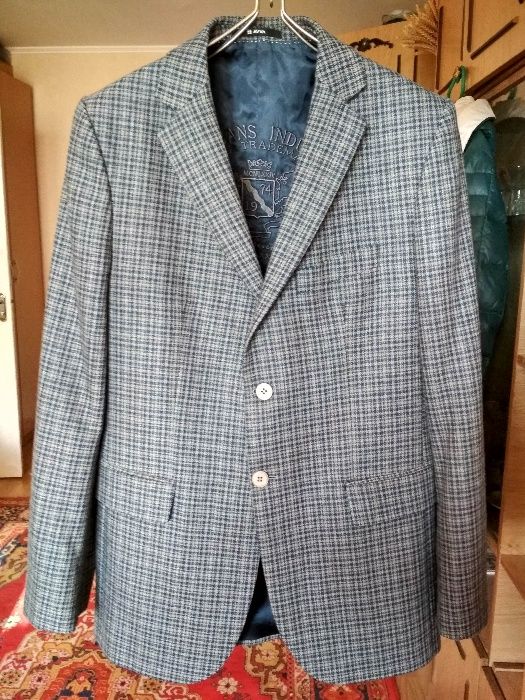 Піджак молодіжний чоловічий шерстяний, розмір L