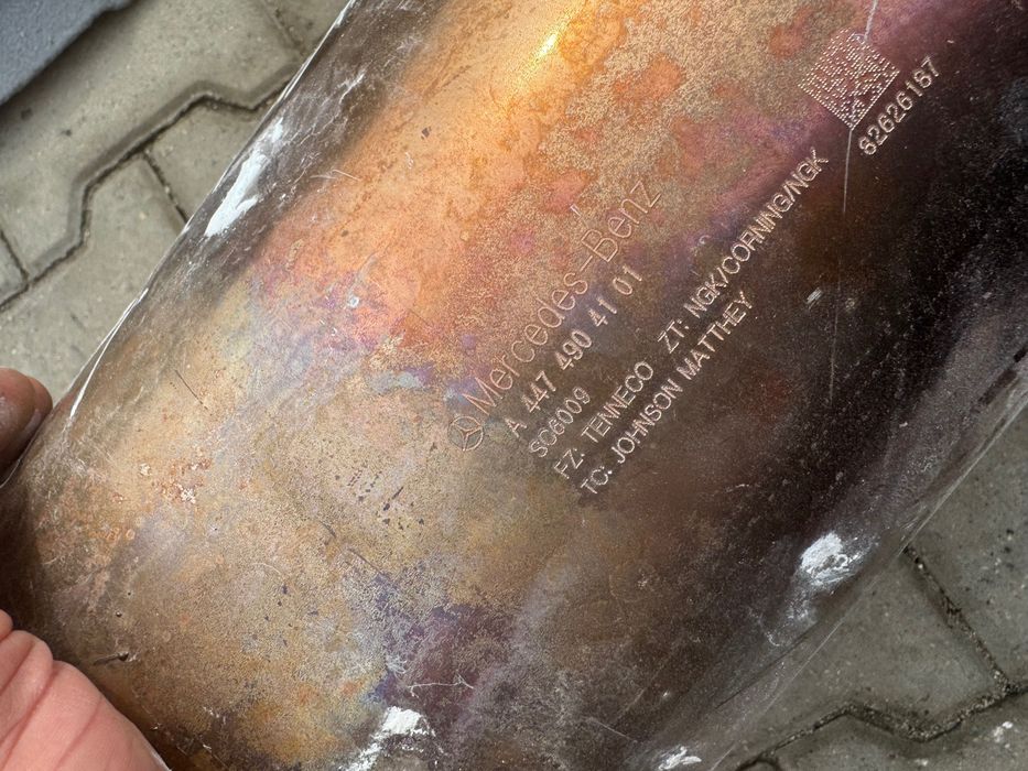 Mercedes sprinter vito katalizator dpf filtr cząstek stałych