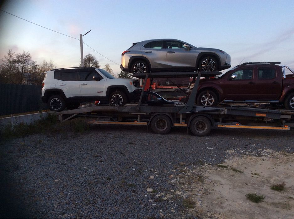 Причіп лавета автовіз автовоз на три авто