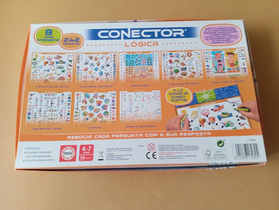 Jogo da Educa com conector