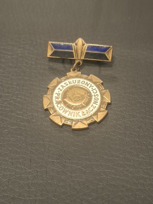 Medal, odznaczenie z PRL. Zasłużony Pracownik Lacznosci