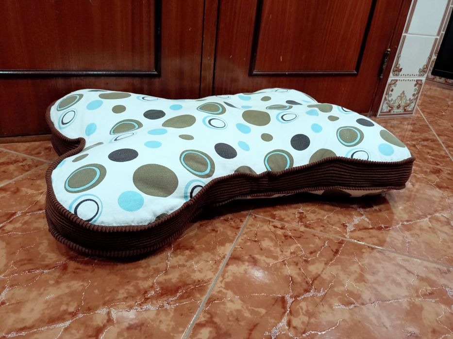 Cama para cães em forma de osso casa quarto apartamento vivenda carro.