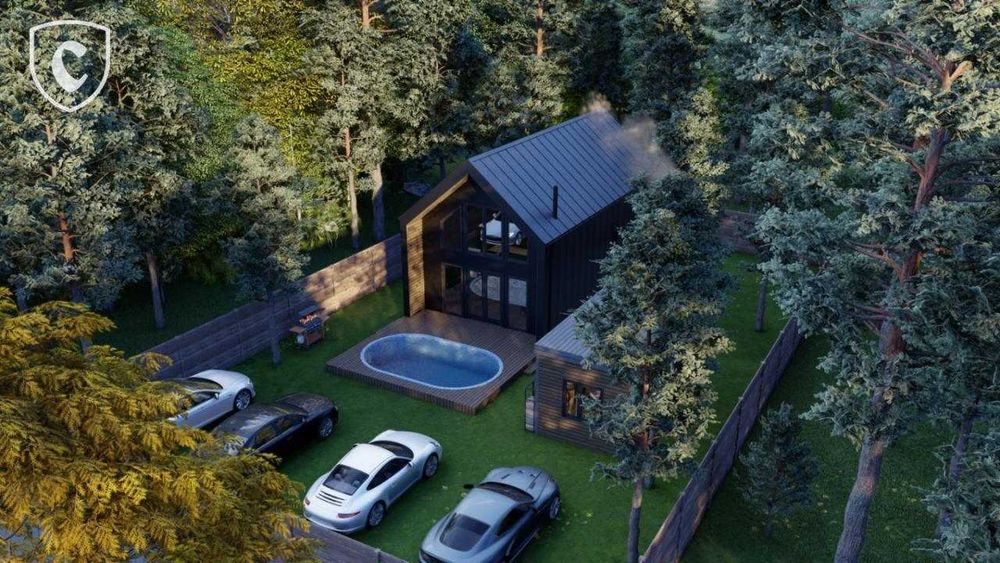 КМ Drevo Homes. Будинок у сосновому лісі з басейном і банею, Вища Дубечня - View 4